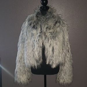 Shaggy Cropped Jacket